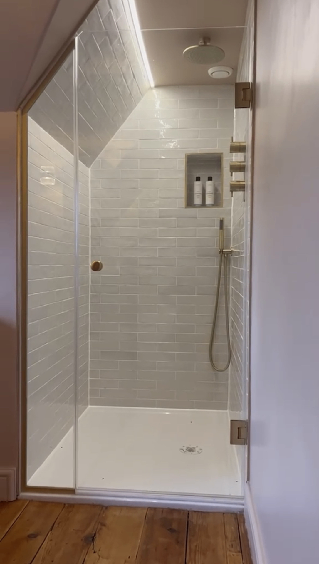 Bespoke loft bathroom renovation in a Cotswold period property